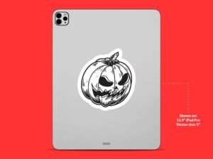 Jack O Lantern Pumpkin Sticker