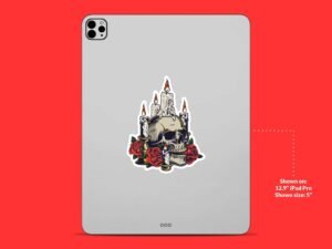 Gothic Skull Sticker