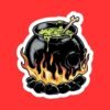 Witch Cauldron Sticker