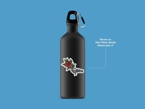 Skeleton Rose Sticker