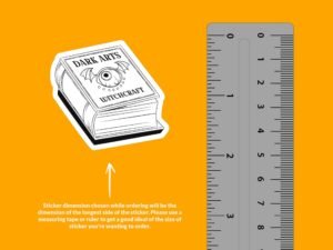 Witchcraft Spell Book Sticker