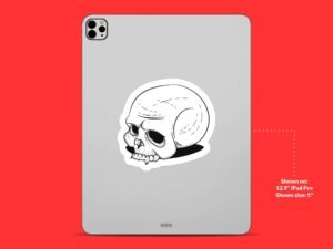 Vampire Skull Sticker