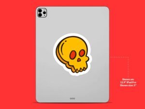 Skeleton Skull Sticker