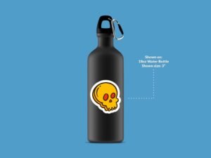 Skeleton Skull Sticker