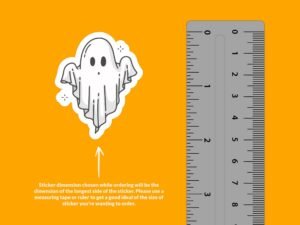 Cute Ghost Sticker