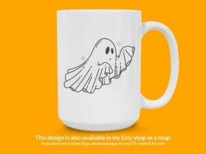 Cute Ghost Sticker