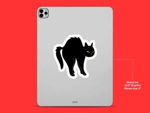 Black Cat Sticker