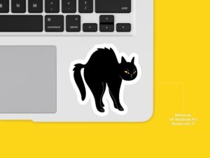 Black Cat Sticker
