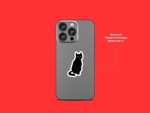 Black Cat Sticker