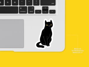 Black Cat Sticker