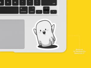 Adorable Ghost Sticker
