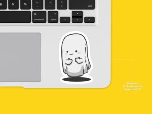 Cute Little Ghost Sticker