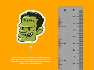 Cartoon Frankenstein Sticker
