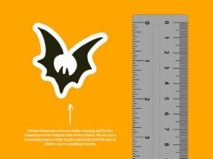 Black Bat Sticker