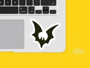 Black Bat Sticker