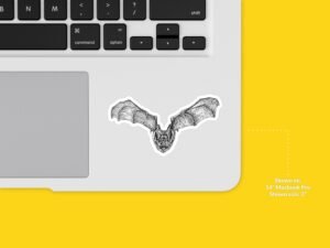 Flying Bat Sticker