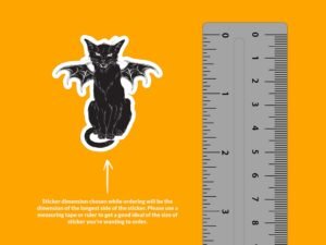 Bat Cat Sticker