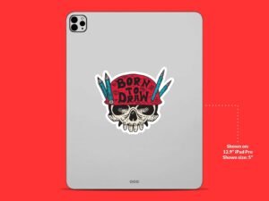 Born To Draw Sticker