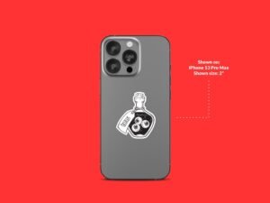 Eyeball Poison Bottle Sticker