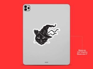 Witchy Black Cat Sticker
