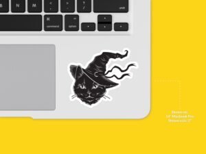 Witchy Black Cat Sticker