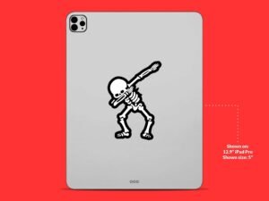 Dabbing Skeleton Sticker