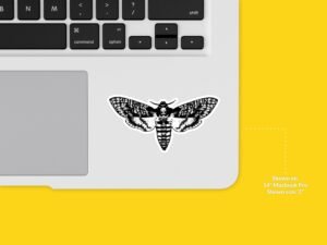 Death's Head Hawkmoth Sticker