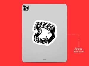 Vampire Teeth Sticker