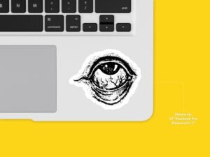 Creepy Eyeball Sticker