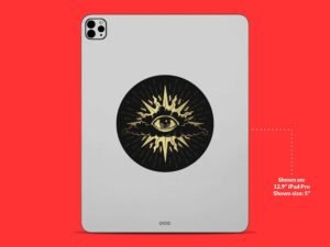 Gold All Seeing Eye Sticker