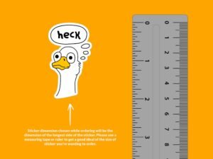 Heck Goose Sticker