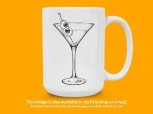 Eyeball Martini Sticker