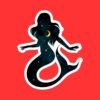 Night Sky Mermaid Sticker