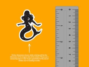 Mermaid Silhouette Sticker