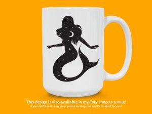 Mermaid Silhouette Sticker