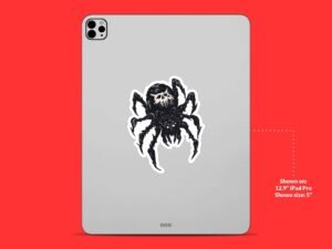 Skull Spider Sticker