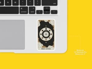 Wheel of Fortune Tarot Card Sticker