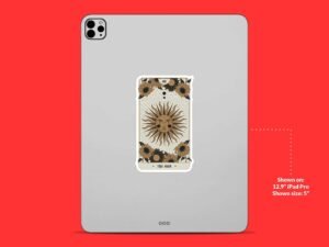 The Sun Tarot Card Sticker