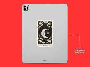 The Moon Tarot Card Sticker