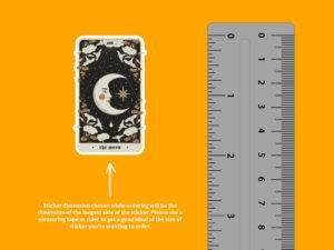 The Moon Tarot Card Sticker