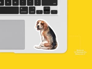 Cute Beagle Sticker