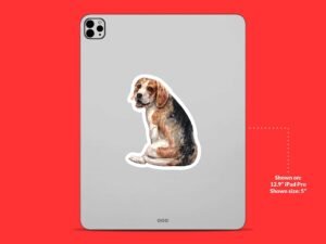 Cute Beagle Sticker
