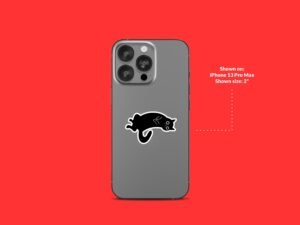Cute Black Cat Sticker