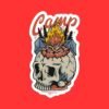 Camp Skull Sticker