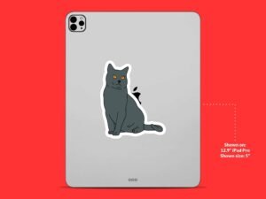 British Shorthair Cat Sticker