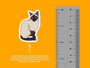 Siamese Cat Sticker