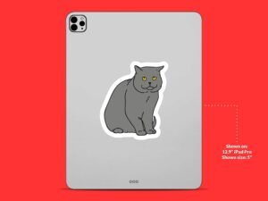 British Shorthair Cat Sticker
