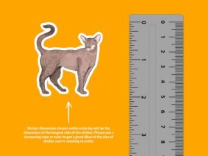 Oriental Shorthair Cat Sticker