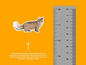 Maine Coon Cat Sticker