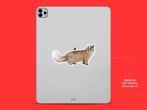 Maine Coon Cat Sticker